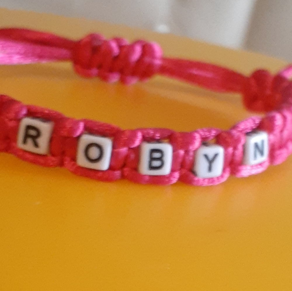 Name bracelets